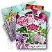 My Little Pony 605 Stickers Activity Coloring Book with Bonus Sticker ~ Twilight Sparkle, Rainbow Dash, Fluttershy, Pinkie Pie, Applejack, Rarity, Spike the Dragon, Princess Celestia & Princess Luna