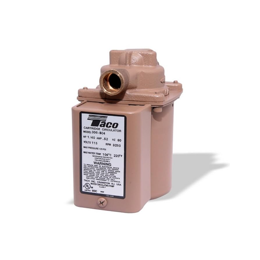 Taco 006-BC4 Circulating Pump, 1, Color - Power Water Pumps