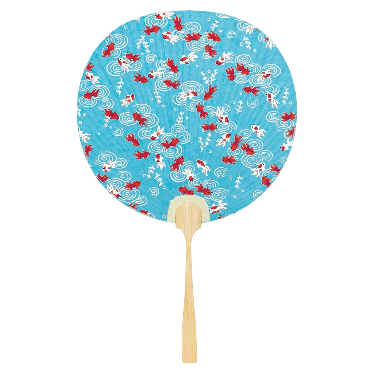Amazon.co.jp: 日本製(MADE IN JAPAN) うちわ 夏祭り (青) 2639