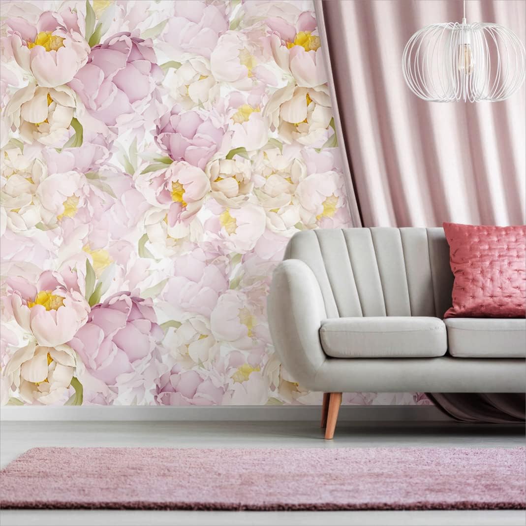 Luvdecor Floral Peel and Stick Wallpaper Boho Removable