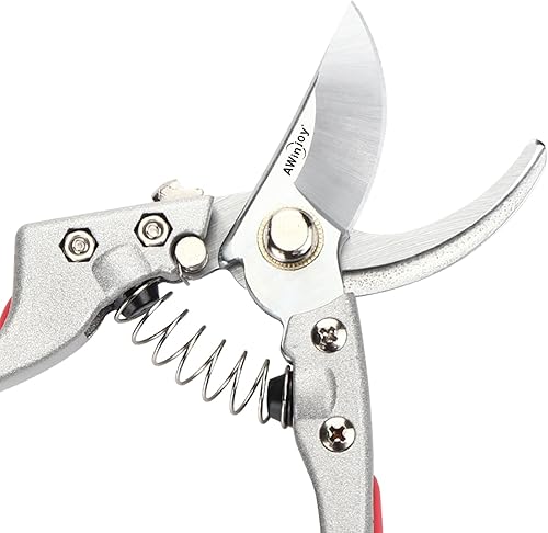 Miniatura 8 de Tijeras de jardín para plantas Tijeras de podar para jardinería Tijeras florales de acero inoxidable grueso premium ramas y herramientas de mano de