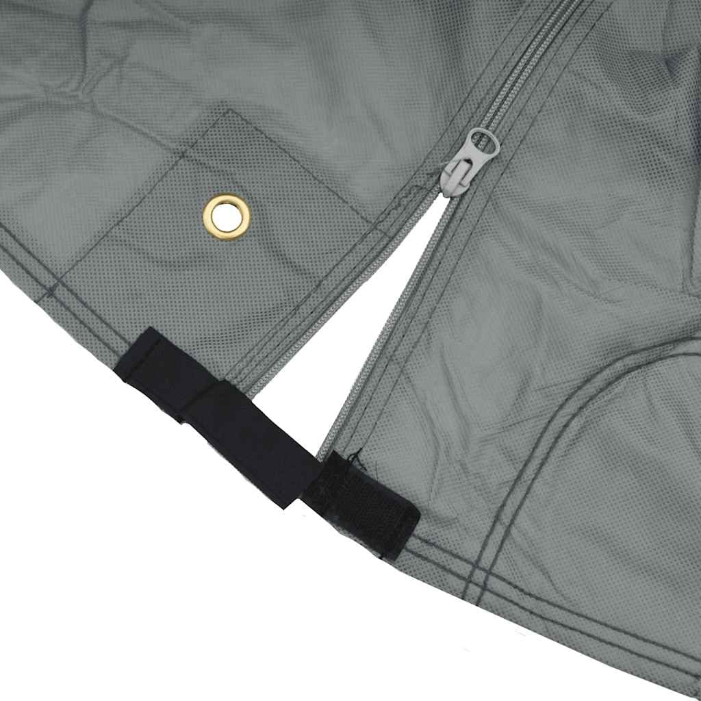vidaXL Telo per Roulotte Grigio 460x250x220 cm in Tessuto Non Tessuto, Copertura per roulotte da Viaggio, Copertura per roulotte da Campeggio, Protezione per roulotte