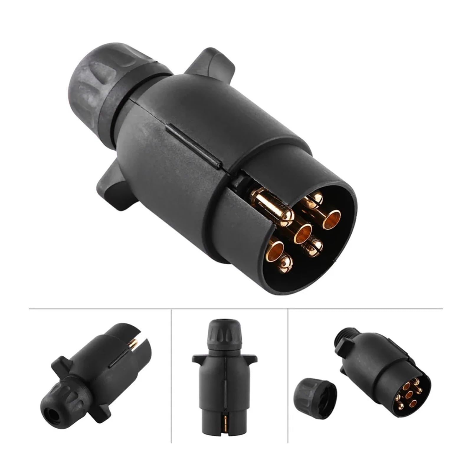 Pesanti 7 Pin Plastica Roulotte Prese Per 12v Rimorchi - Foto 13