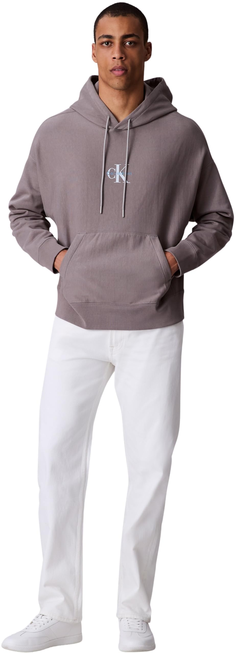 Calvin Klein Prmm Trry MCR Mnlg H Lv04rc281g Felpa Uomo (Pacco da 1)