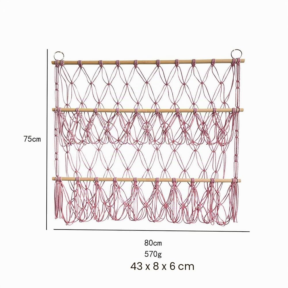 Hamac de Rangement pour Jouets, Maille à Suspendre au Mur Hamac Animaux en Peluche Hauteur Réglable Organisateur Suspendu pour Chambre d'enfant, Salle de Jeux, Chambre,Coloré