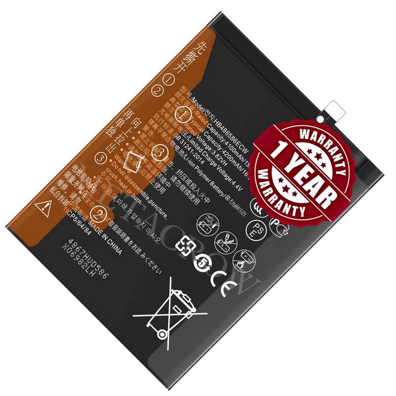 Image of Original HB486586ECW Battery Compatible with Huawei Mate 30 4G (TAS-L09, TAS-L29, TAS-AL00, TAS-TL00) - (4200mAh) - 1 Year Warranty CD6