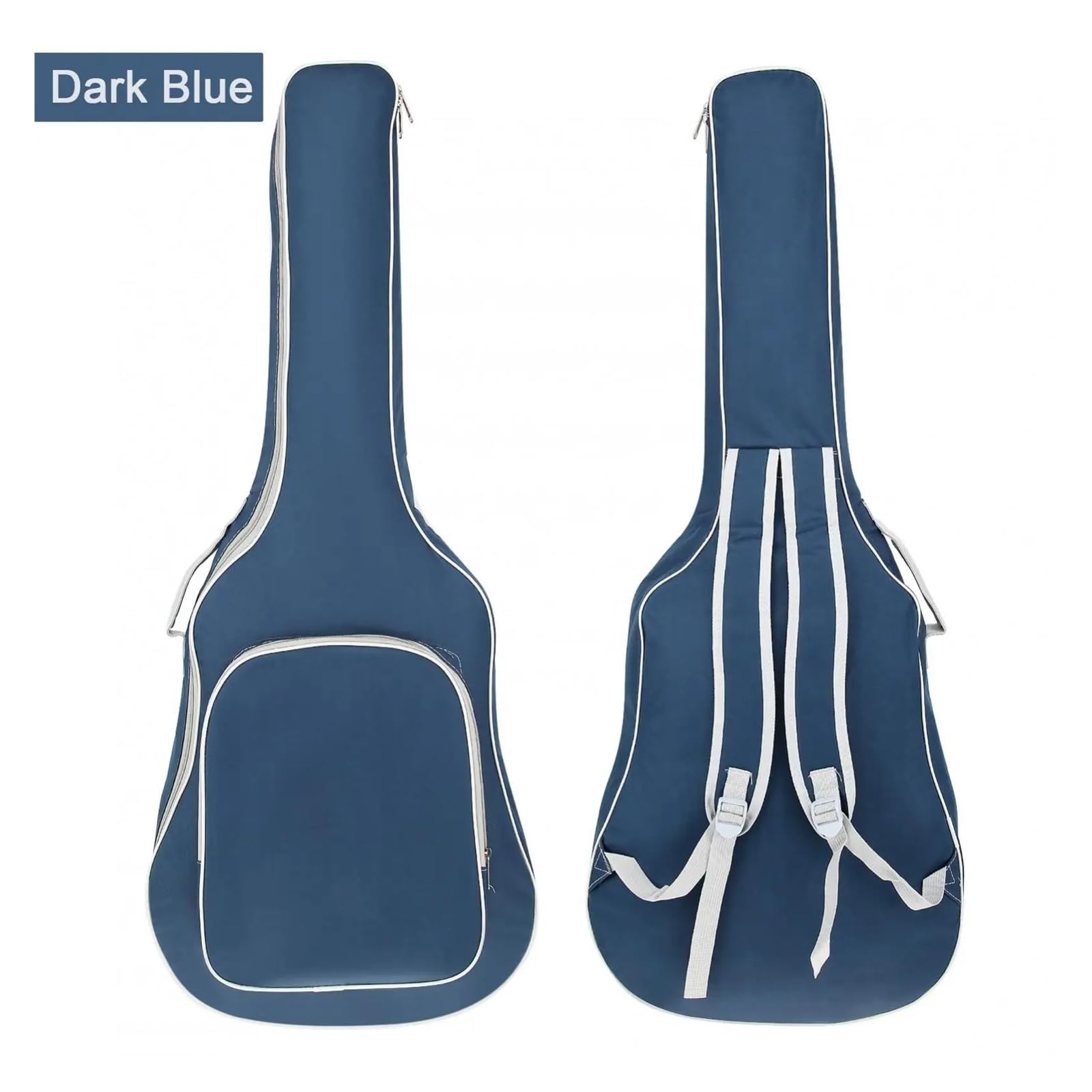 Torba na gitarę 40 41 cali, wyściełana, wodoodporna, gruba torba akustyczną, koncertowa, miękka okładka(1 Piece Gray)