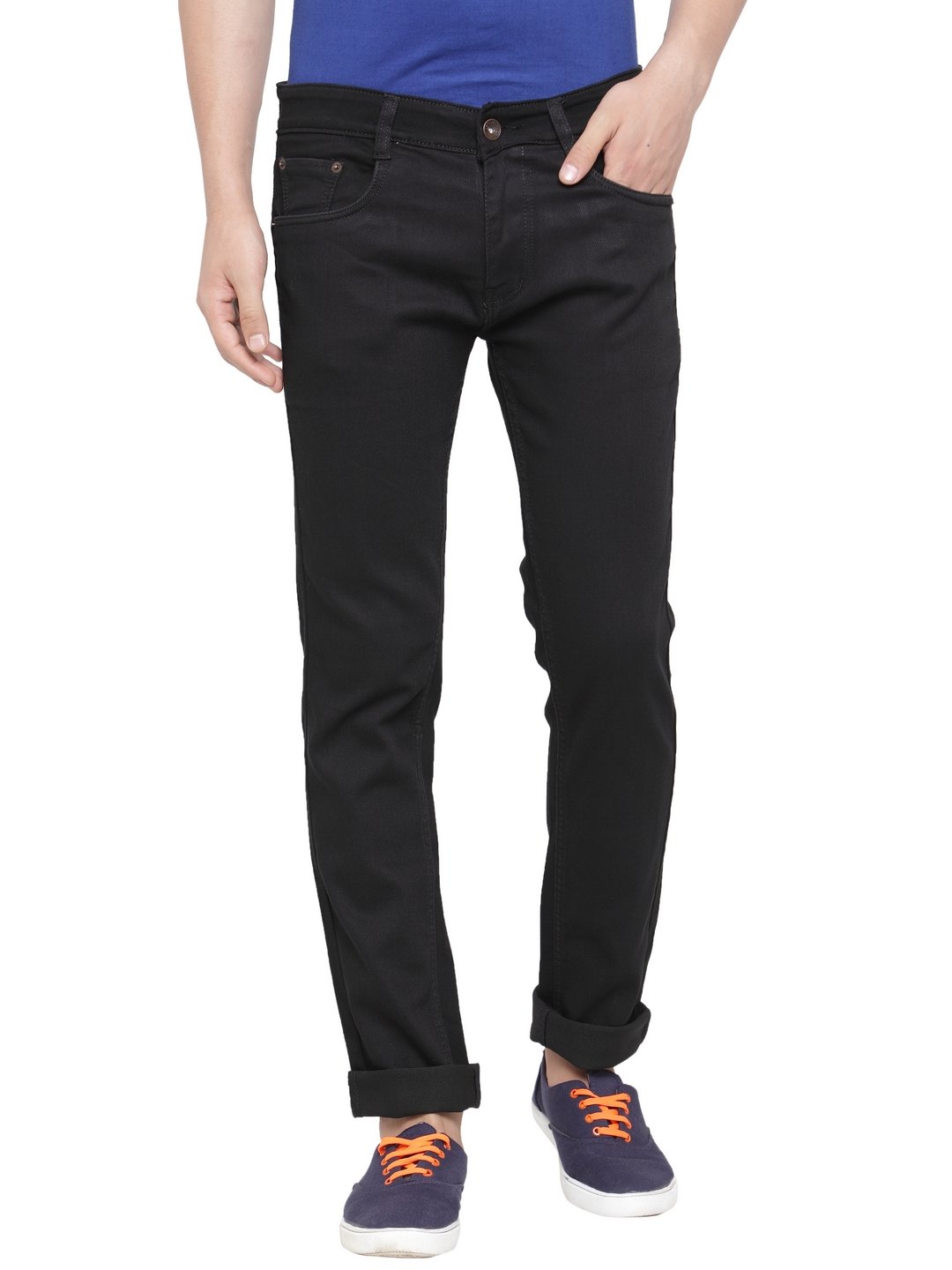 Men's Regular Fit Mid Rise Jeans
