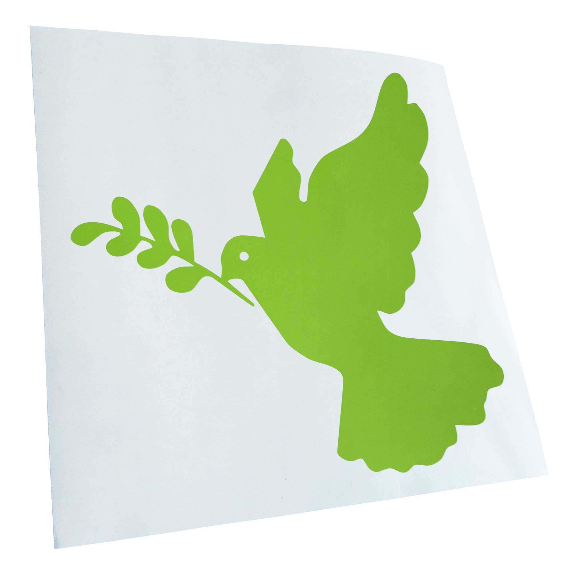 Kiwistar - Peace Dove Car Sticker for Car, Laptop, Bicycle, Truck, Motorcycle Multicolor JDM Decal Racing