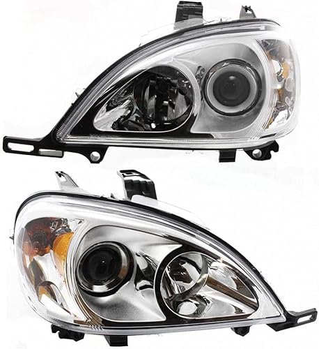 Miniatura 6 de KarParts360 Para Mercedes-Benz ML350 Conjunto de faros delanteros 2003 2004 2005 lado del pasajero con bombillas para MB2503114
