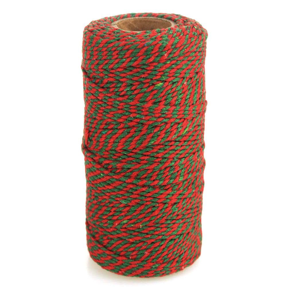 Bakers Twine 100 Yards Cotton Twine Packing String for Gift Wrapping Crafts and Home and Christmas/Holiday Decoration (Red and Green) (B0CHMCBSZV) Amazon Price History, Amazon Price Tracker