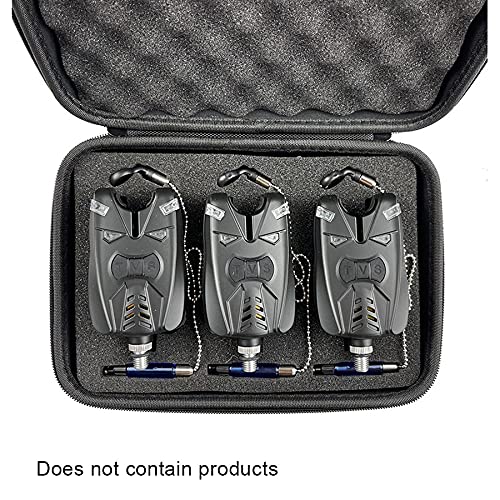 Boîte De Rangement Pour Pêche - Indicateur De Touche Carpe - Étui De Protection Noir SODIAL