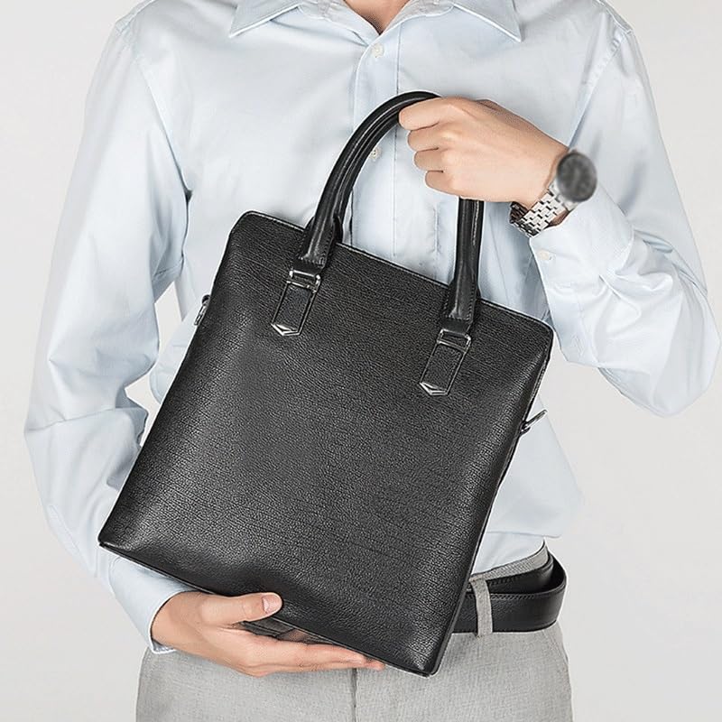 Vertical Briefcase Men's Tote Business Crossbody Bag Large Capacity Men's Bag4