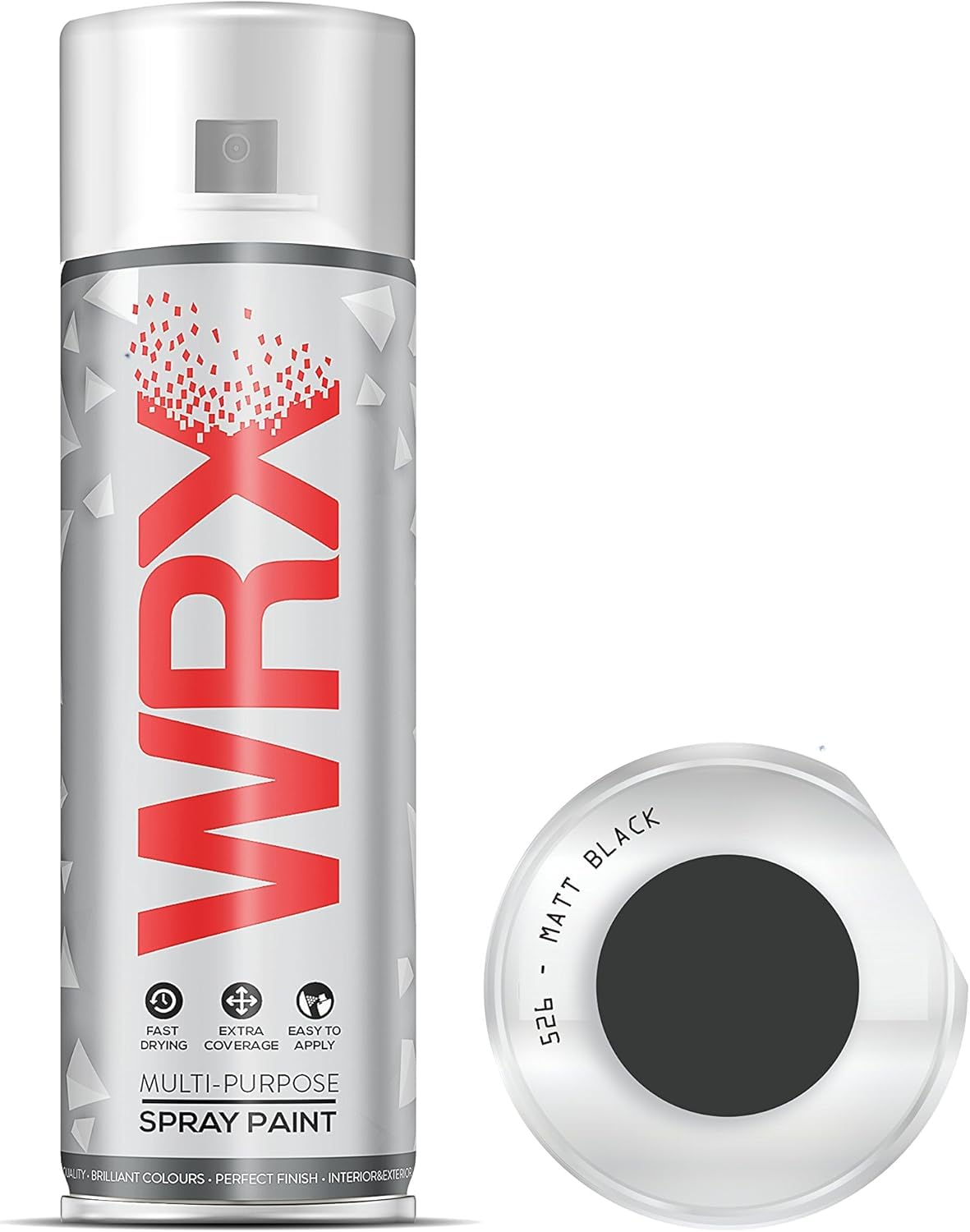 WRX Spray Paint 400 ml - Matt Black 526