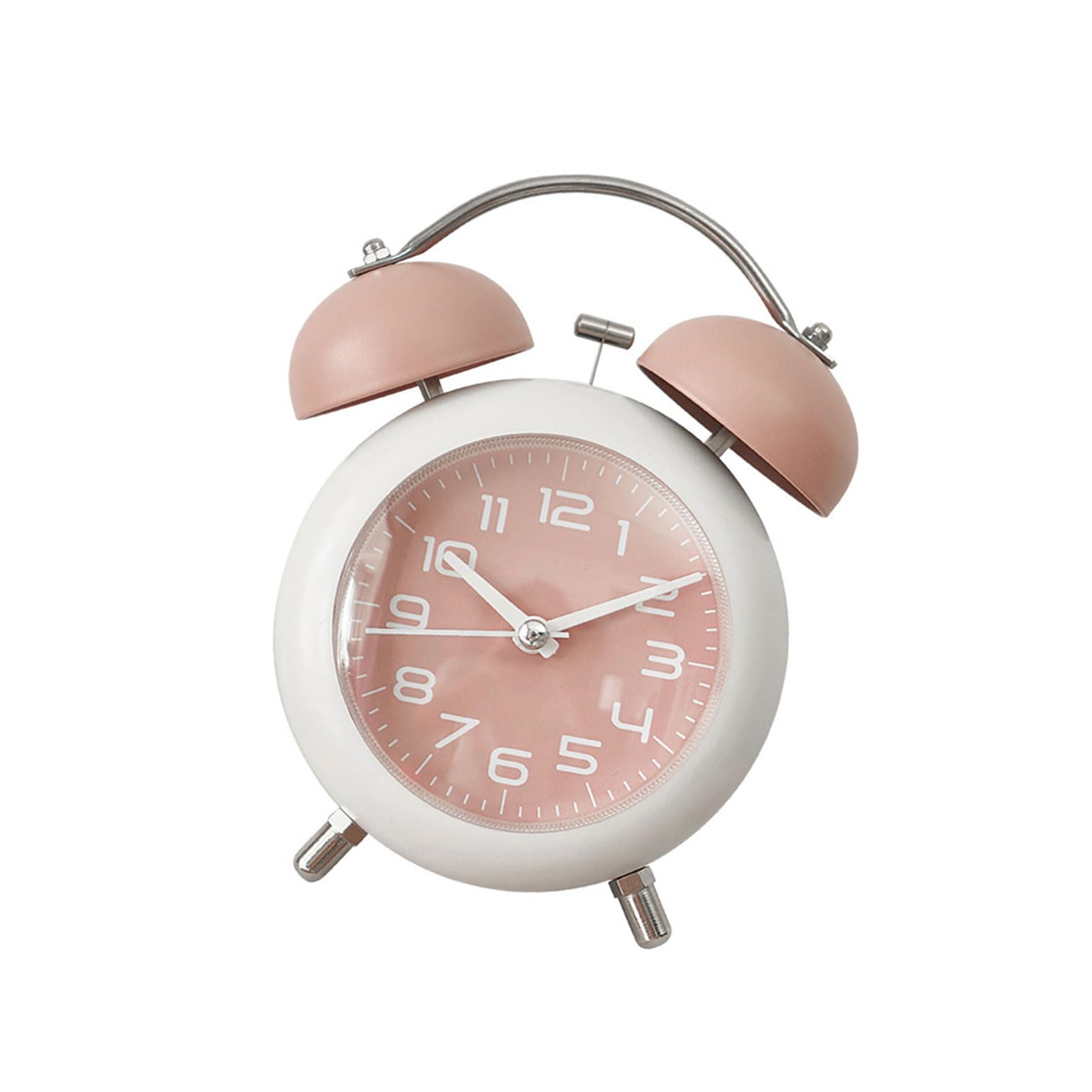MHADBKH Analog Alarm Clock, Silents None Ticking Clock Battery Operated Table Clocks Bedside Alarm Clocks for Bedroom Home Bedside for Bedrooms
