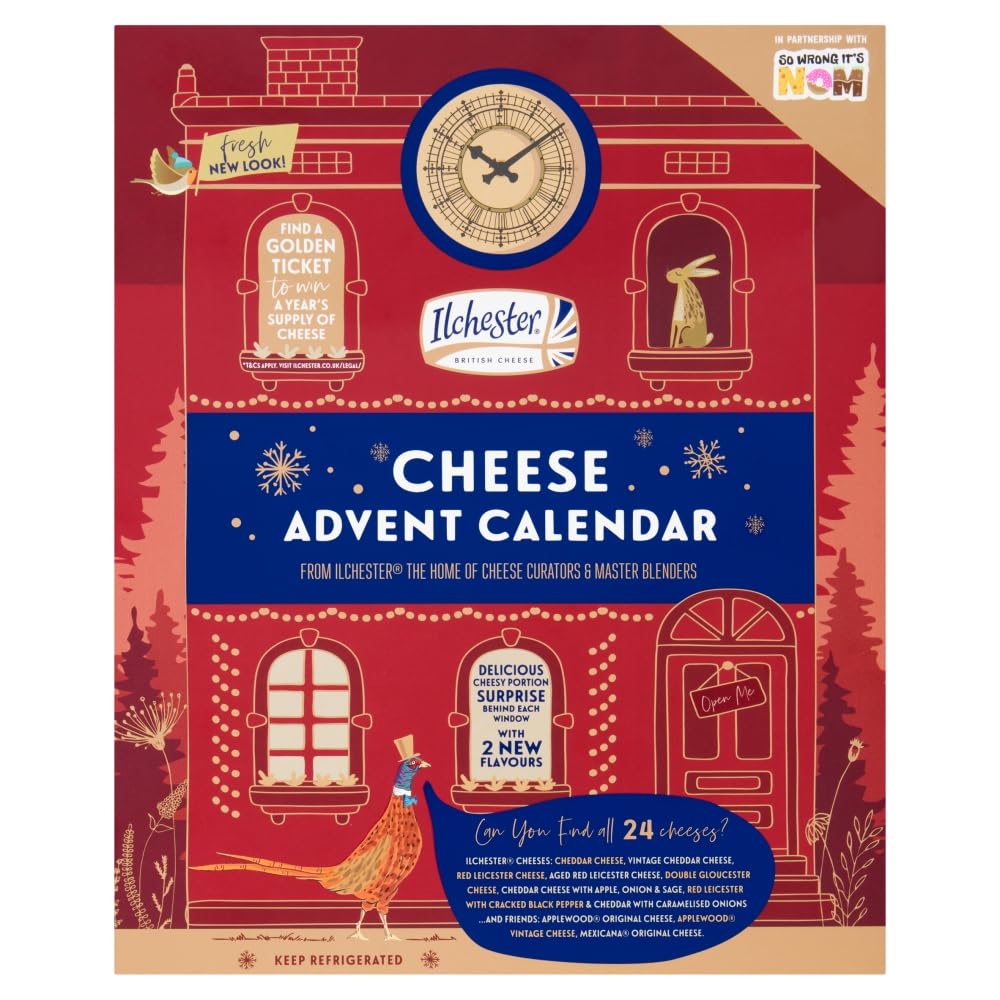 Calendario de Adviento de queso Ilchester