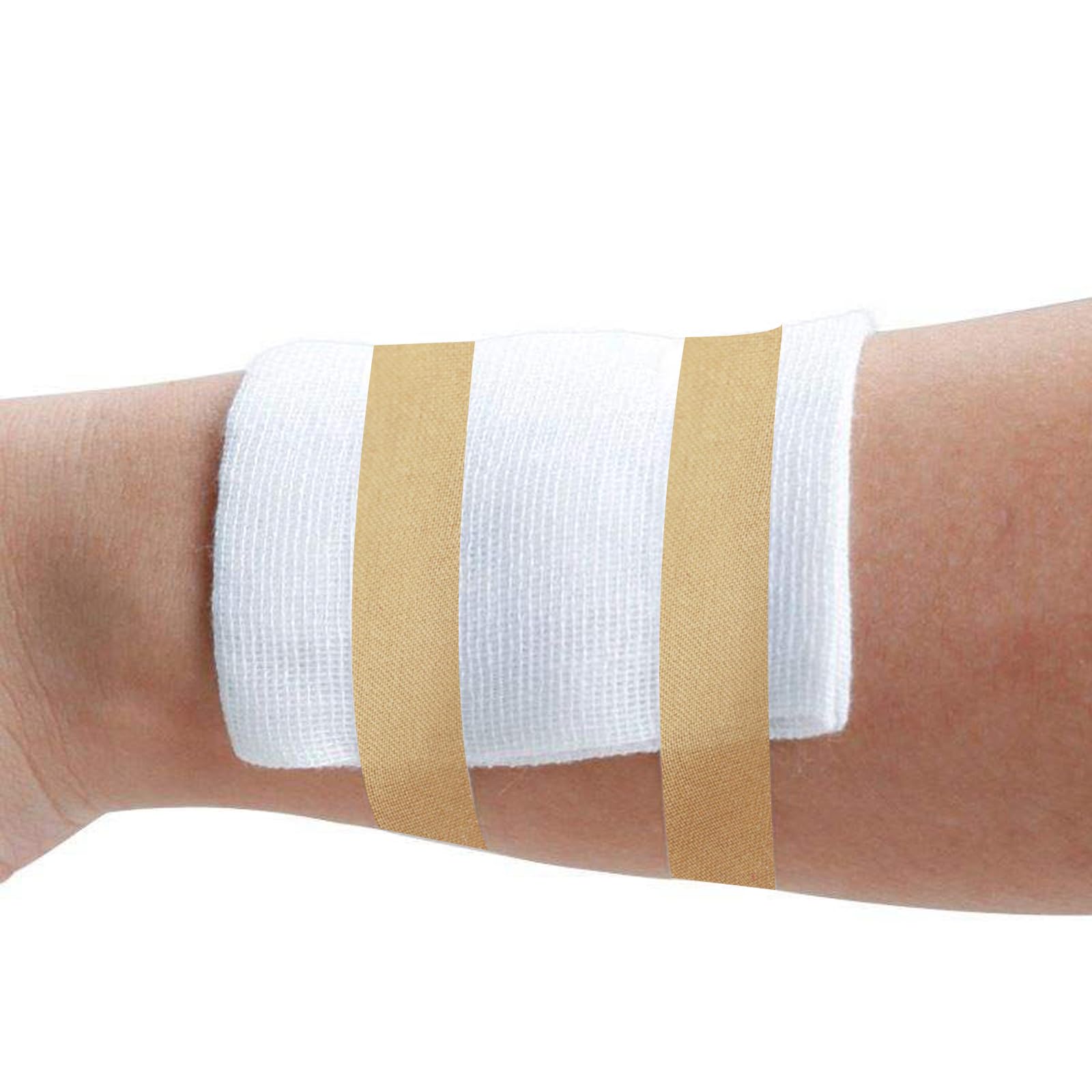 Leukoplast - Rollo de apósito de fijación (2,5 cm x 5 m, con anillo protector, rollo de yeso adhesivo Leukosilk, cinta médica para fijación de vendajes (12 unidades)