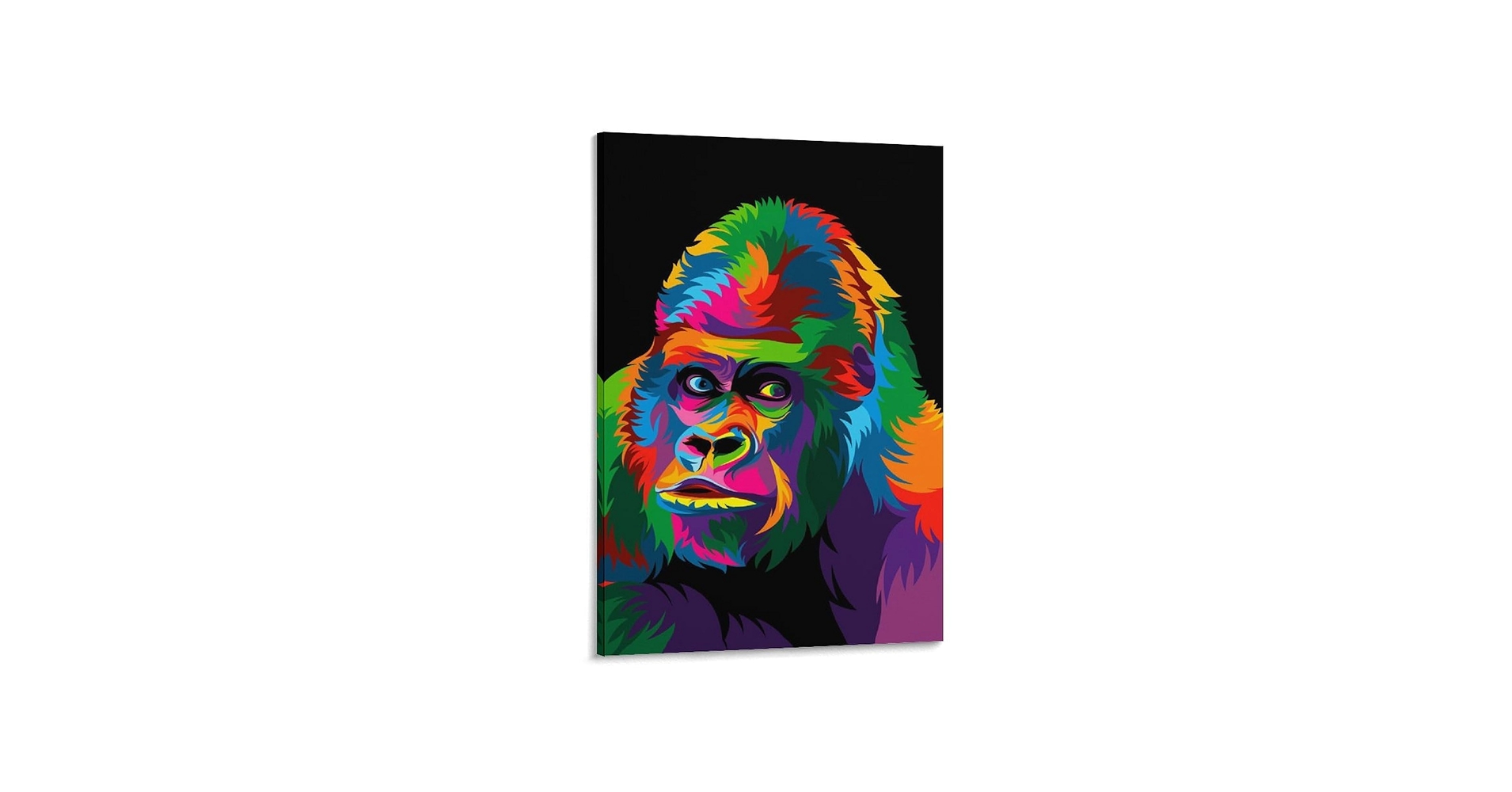 Amazon.co.jp: 動物 カラフルなゴリラの絵画を ポスター ホーム装飾 Amazon.co.jp: 動物 カラフルなゴリラの絵画を ポスター ホーム装飾