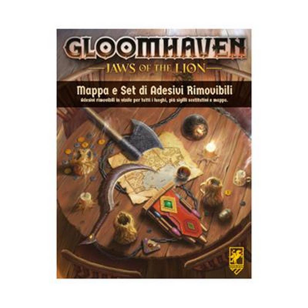 Cephalofair 3558380093992 Gloomhaven, Jaws Of The Lion Removable Stickers Set, Italian