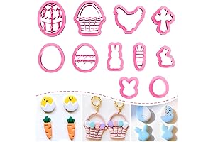 Keoker Spring Clay Cutters: Unleash Your Creativity with Vibrant Easter Shapes