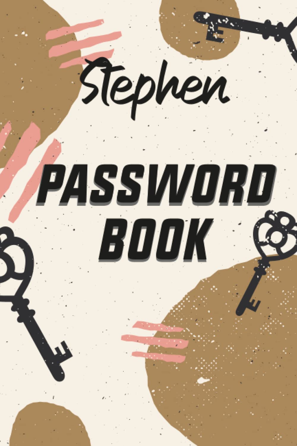 Stephen Password Book: Password Book Gift , 6x9 Inche,Soft cover,Mate Finish