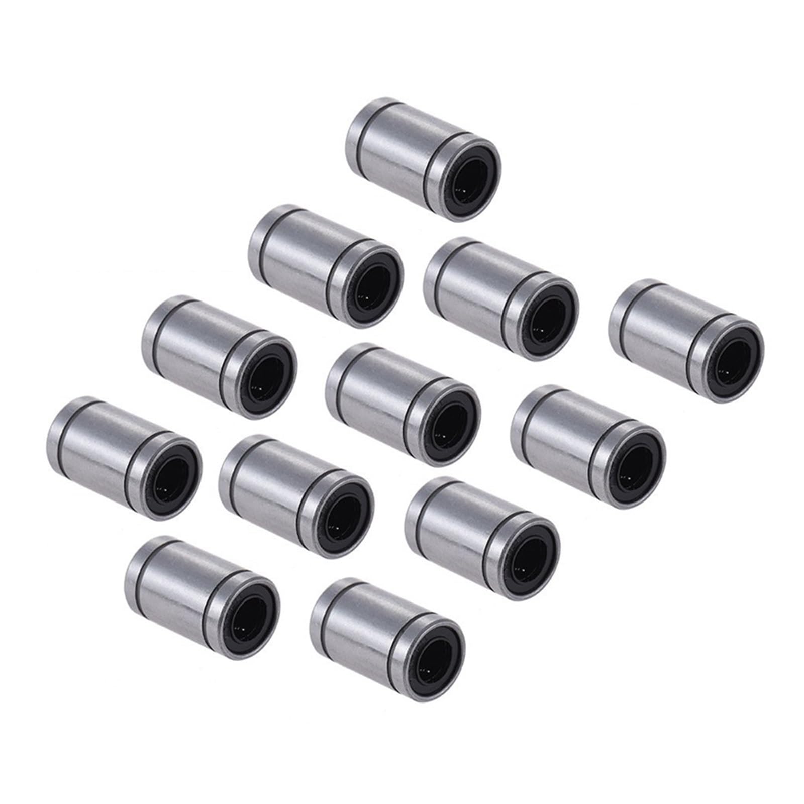 Lot de 12 bagues linéaires LM8UU, LM6UU, LM10UU, LM16UU et LM12UU de 8 mm for imprimantes 3D, tiges et paliers linéaires.(LM12UU)
