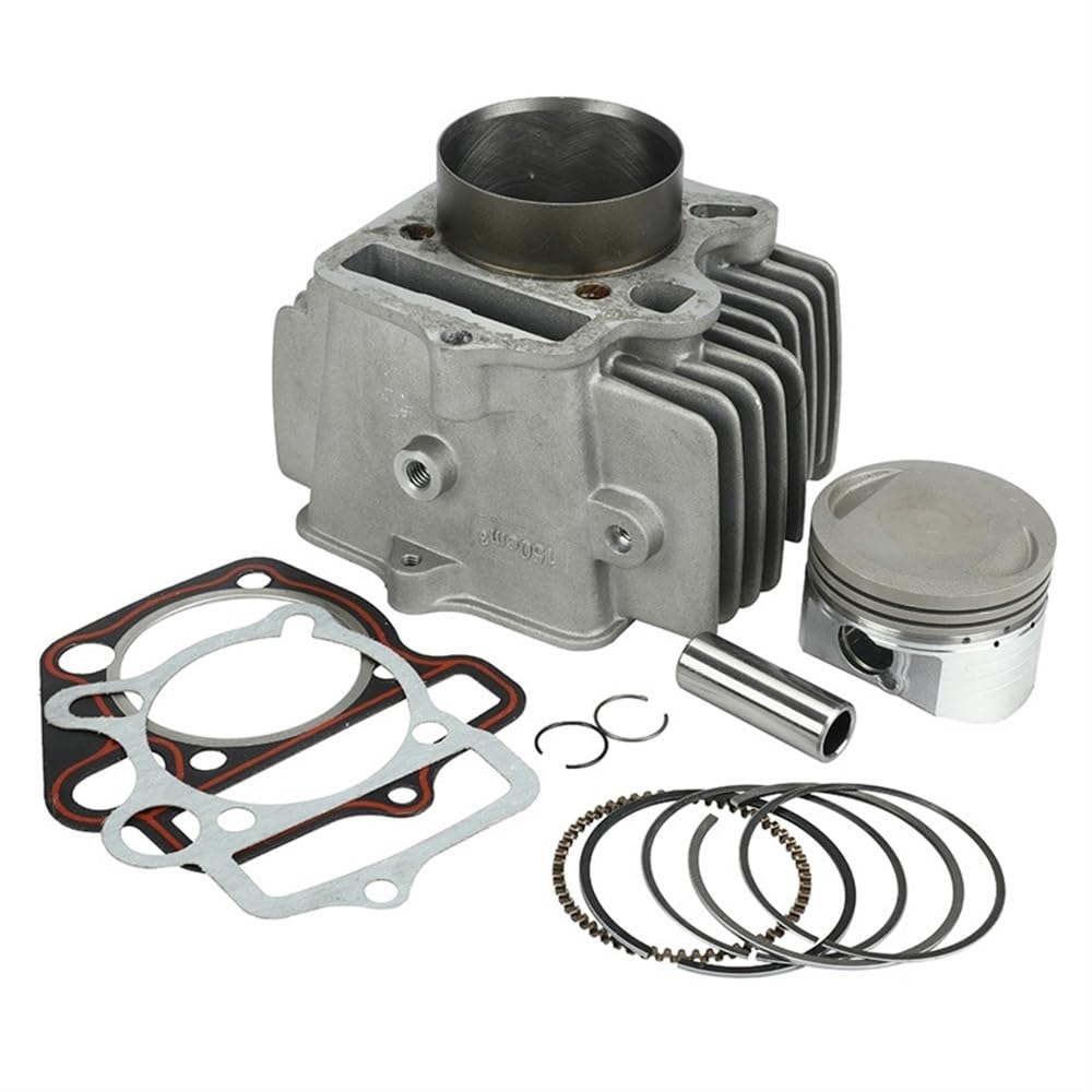 Kit de reconstruction de baril de cylindre de Piston et d'anneaux 1P56FMJ 56.5mm Compatible avec les moteurs horizontaux 150 150cc Dirt Bike Pit Bike