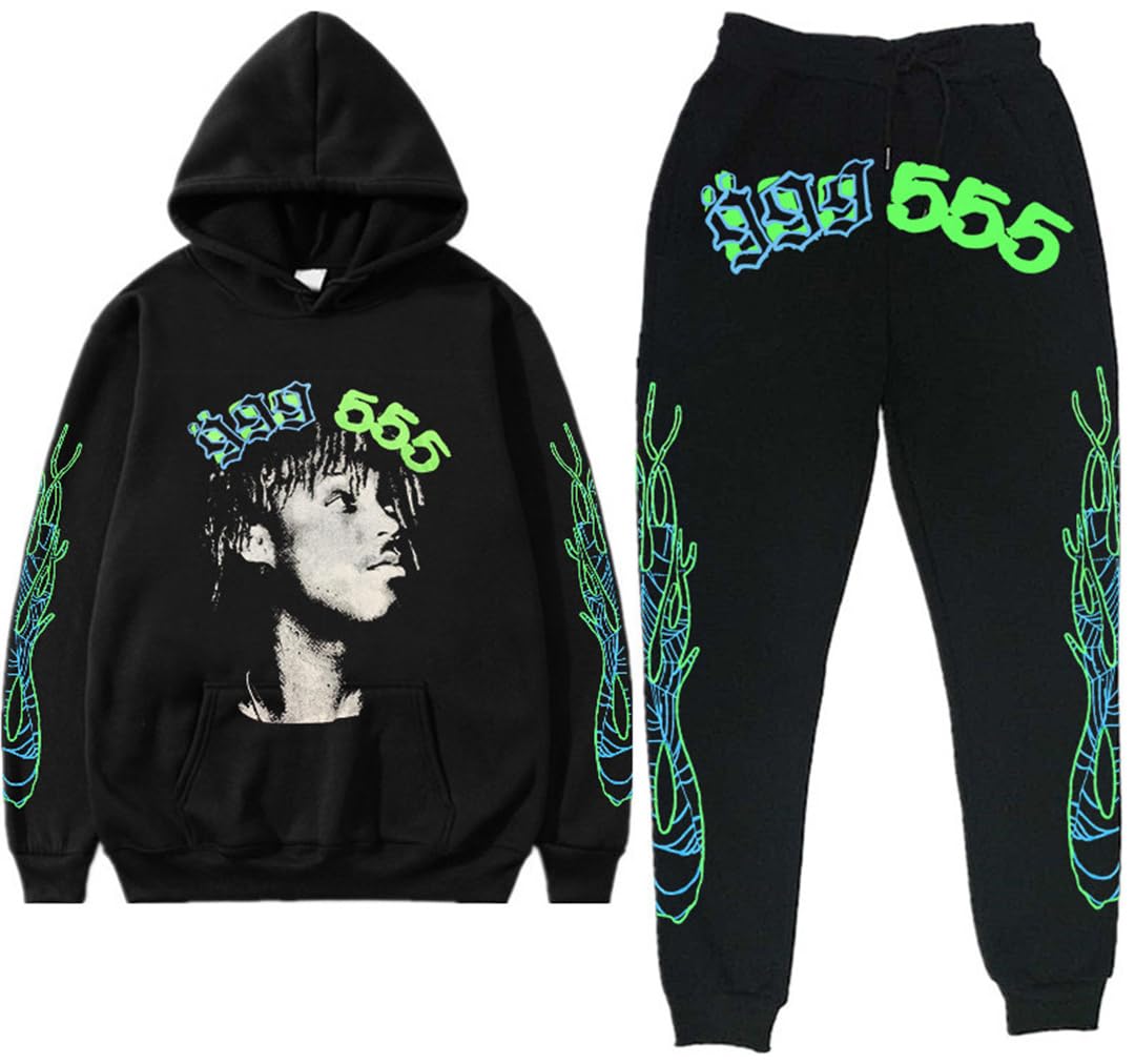 Men's Spider Tracksuit Spider Hoodie 555 and Pants Set Y2K Hoodie Spider Web Hoodie and Bottoms Sweatsuits