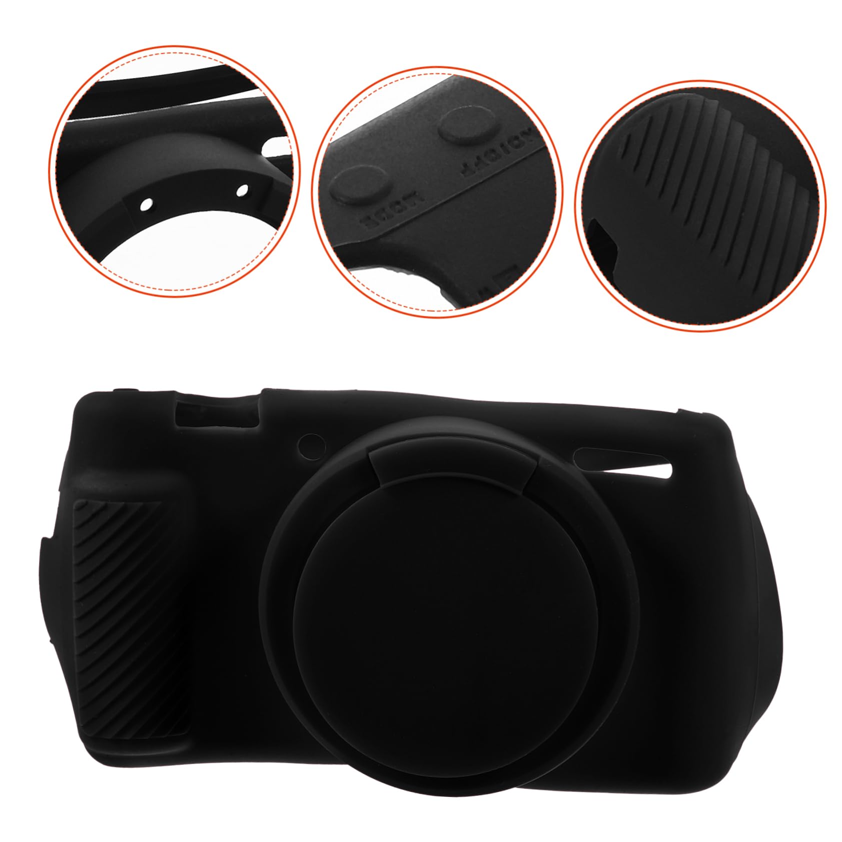HOMSFOU Schutzhülle Kamerarucksack kamerabeutel kamerazubehör camera accessories Kameras silikonform schale Silikonhülle für die Kamera schützende Kamerahülle Kieselgel