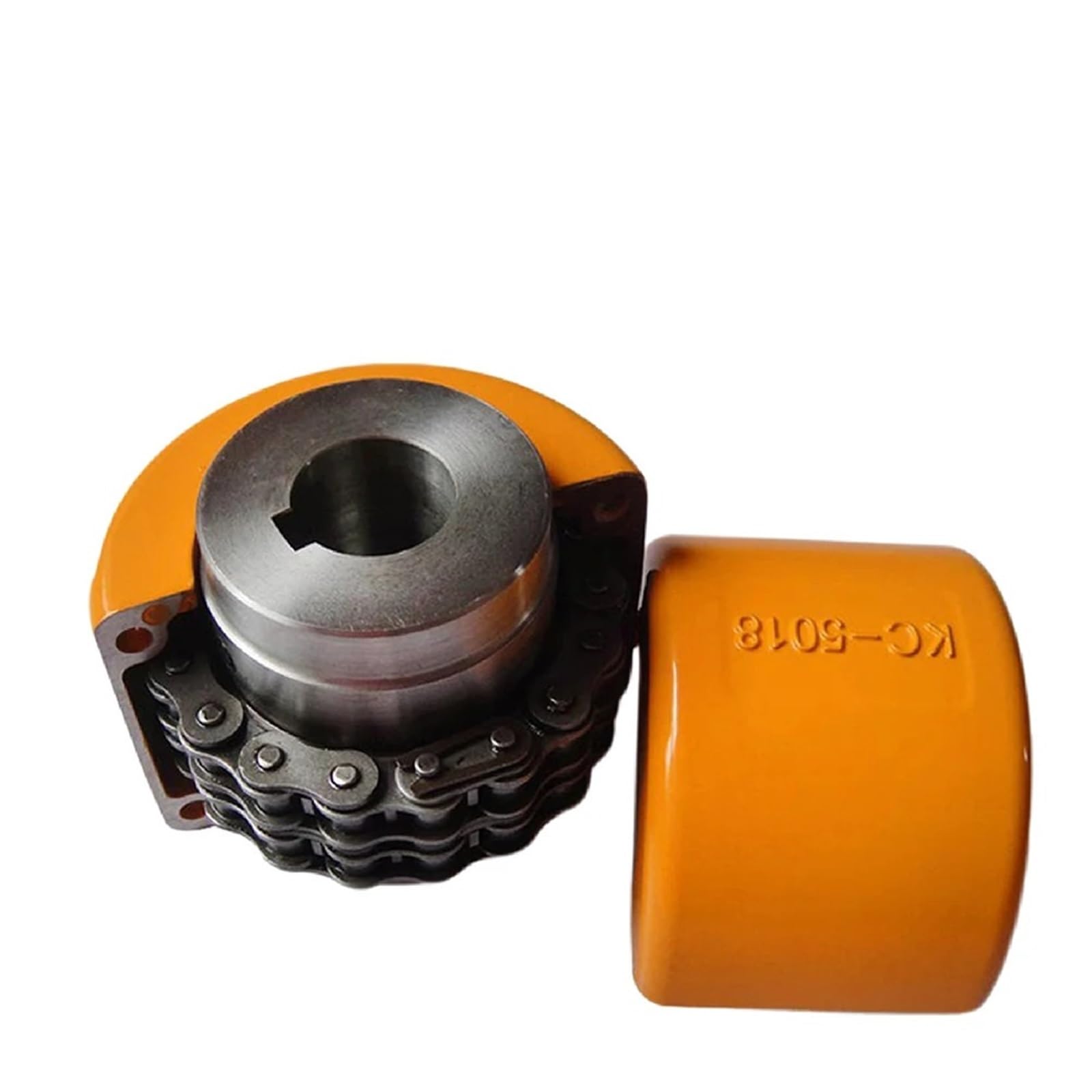 Accouplement à pignon KC4014 avec couvercle, 1 pièce, for rouleaux de 12/12,7/14/15/16/17/18/19/20/22/24/25,4/28 mm(25.4x25.4)