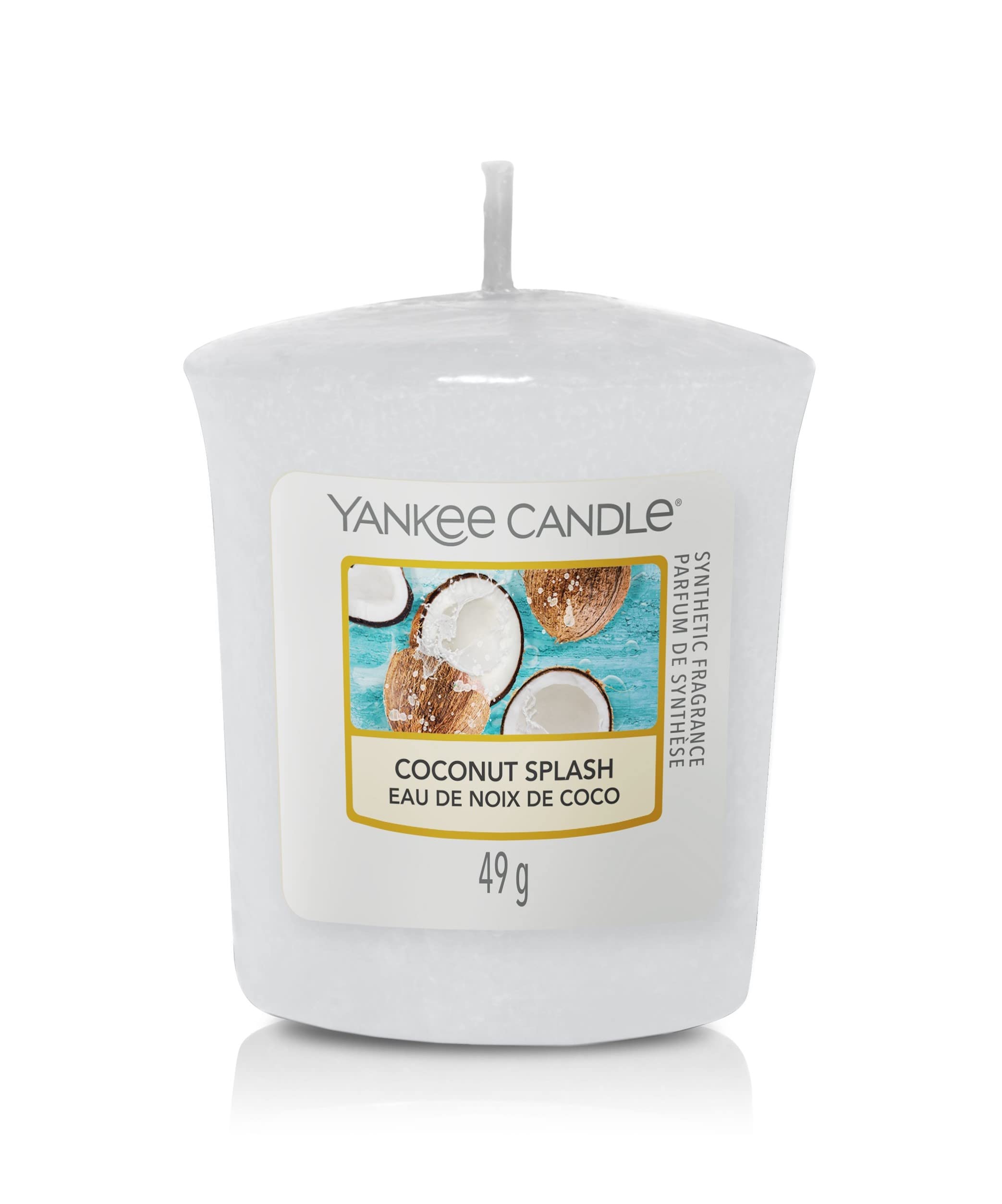 Yankee Candle Duftkerze aus weißem Wachs, 1 cm Höhe, Produktcode 49