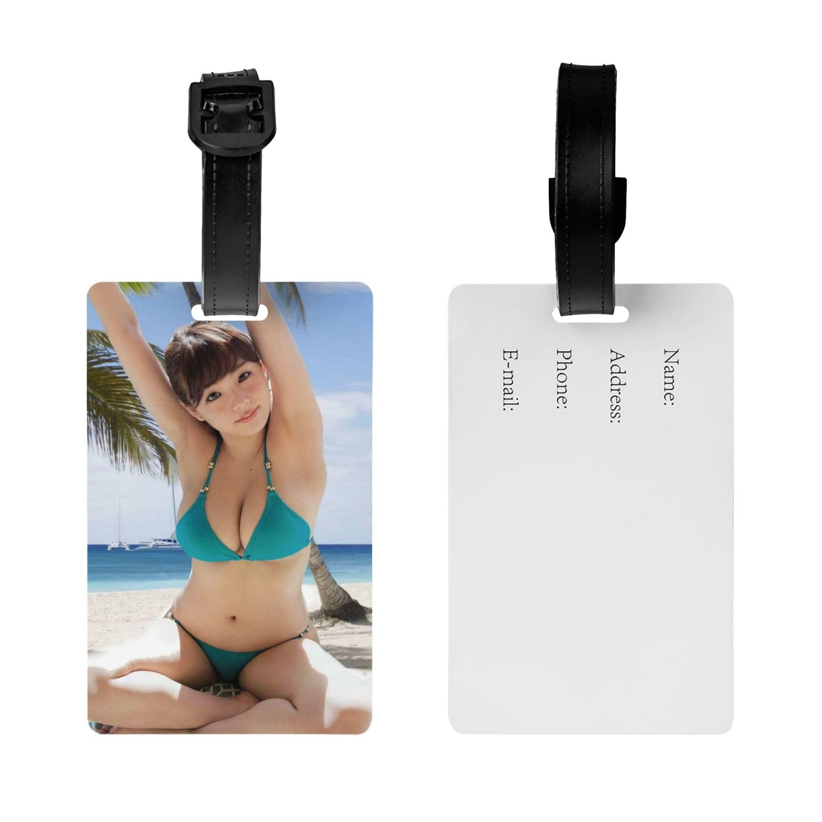 Amazon.co.jp: 篠崎愛 名前ラベル 荷物タグ ネームタグ スーツケース