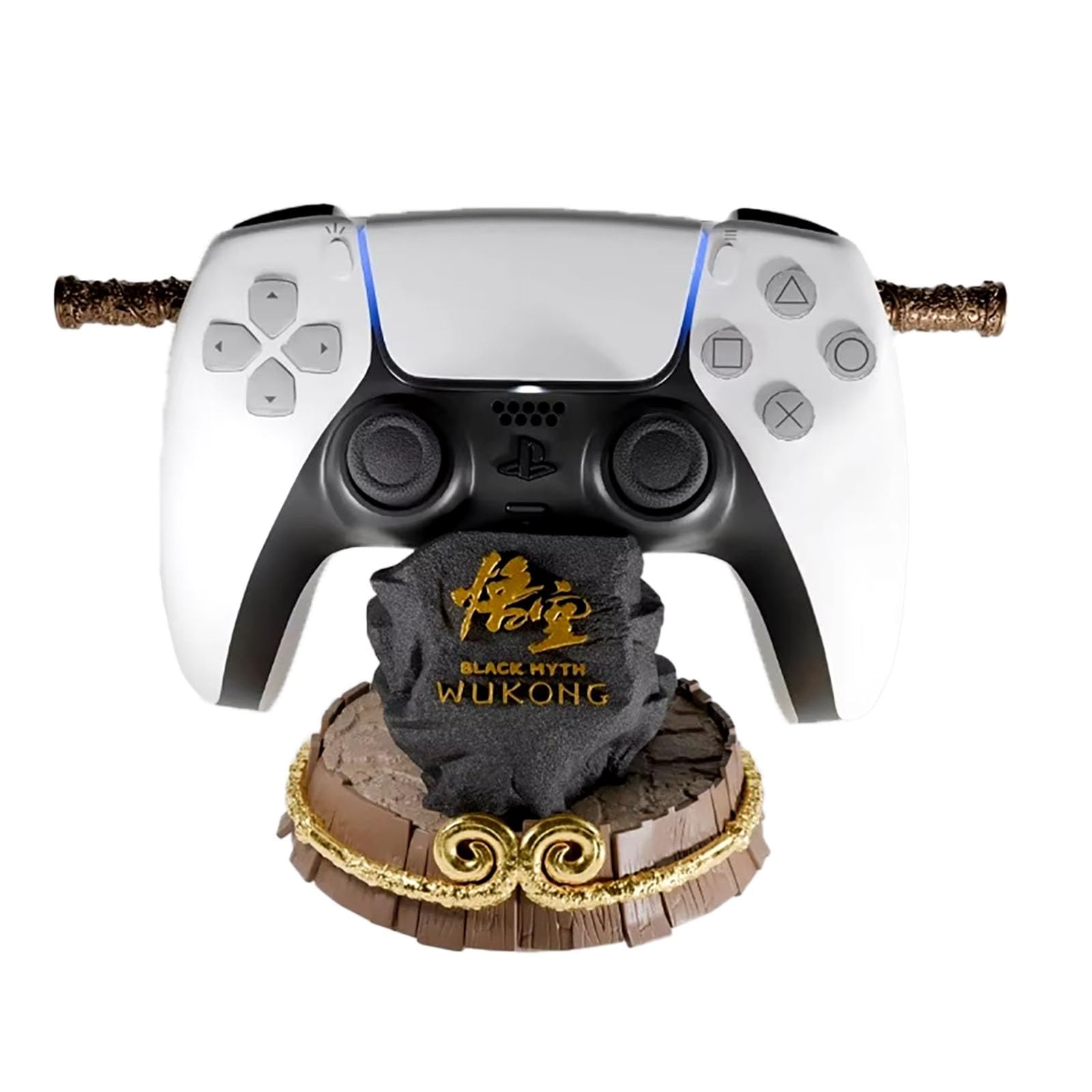 Black Myth Wukong Game Controller Stand With Golden Hoop Tightening Curse And Bronzecloud Ruyi Staff, Game Handheld Models With Non-Slip Resin Base, Universal Gamepad For PS5/xbox/NS/Switch Pro