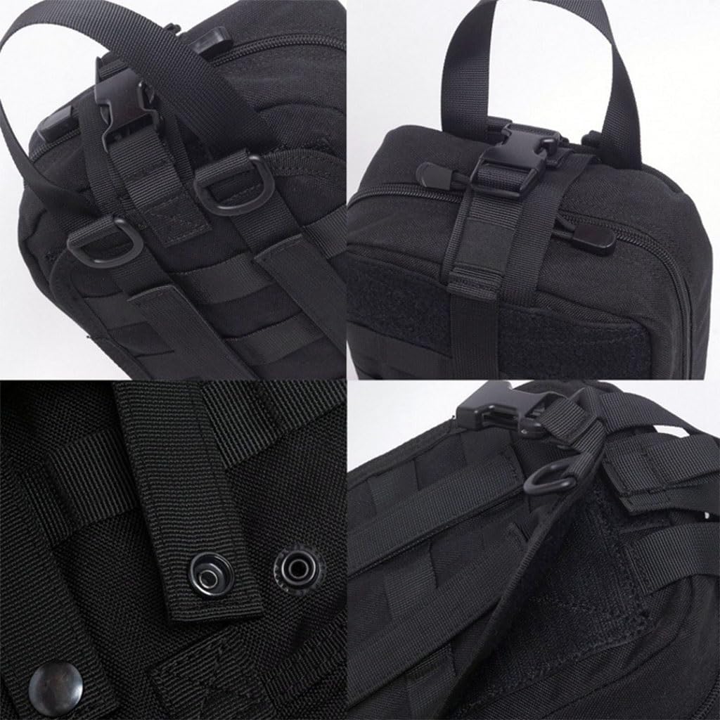Lot De 2 Pochettes De Premiers Secours Robustes Et Utilitaires, Détachables, en Nylon 1000D Tactique IFAK, Idéales for Les Intervenants, Les Ambulanciers, Les Soldats