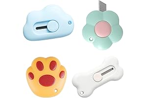 4-Pack Cloud-Shaped Box Cutter: The Perfect Tool for Delicate and Precise Openings