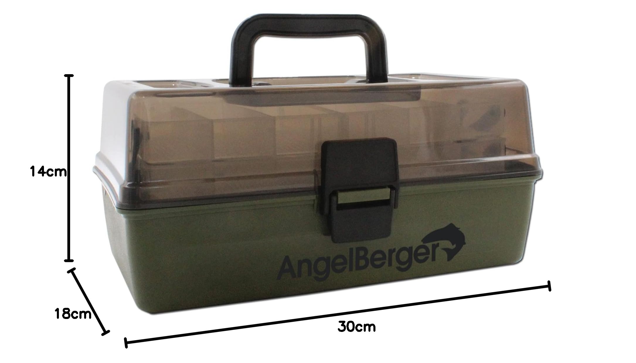 Angel Berger Gerätekoffer mit Angelzubehör gefüllt Angelkoffer Grundausstattung Angeln Angelset