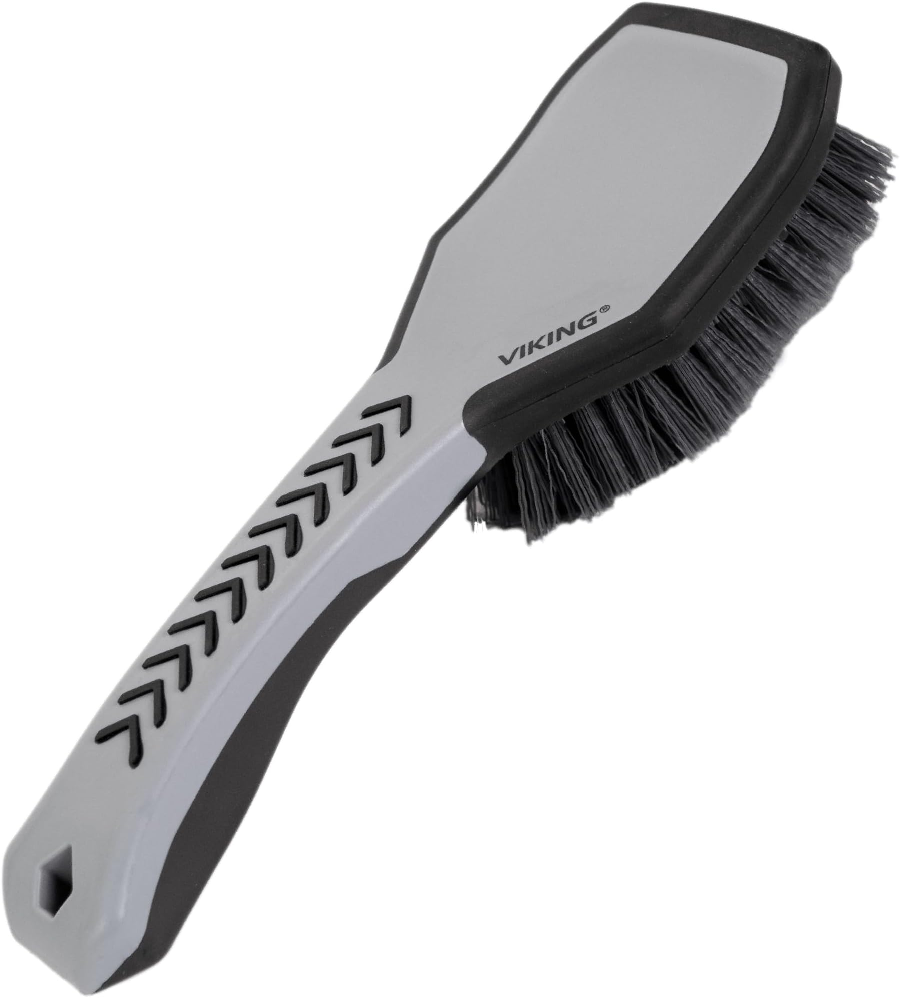 Tire Brush and Wheel Brush for Cleaning Car, Tires, Car Wash, Grey, 10.3 x 3.3 x 2.3 inch