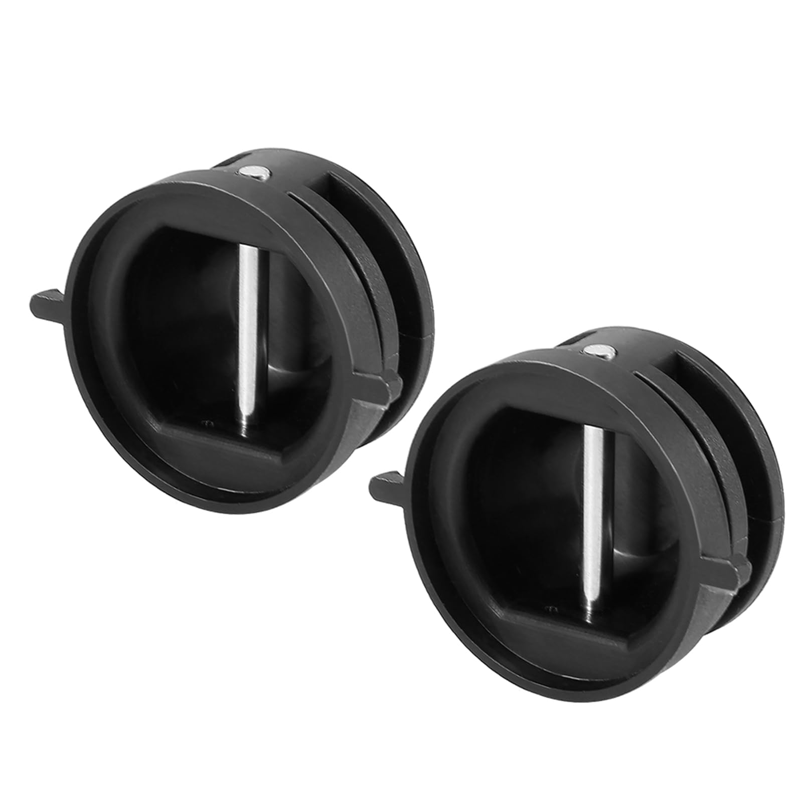 10 PCS Surfboard Leash Plug Set, Nylon Constructed with Stainless Pin for Board and Steel Surfboard (Black)