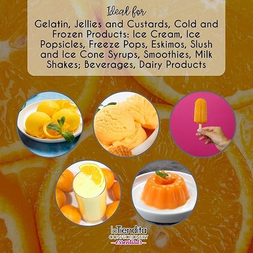 Miniatura 5 de Deiman Aromatizante artificial para alimentos naranja E (4 onzas líquidas)