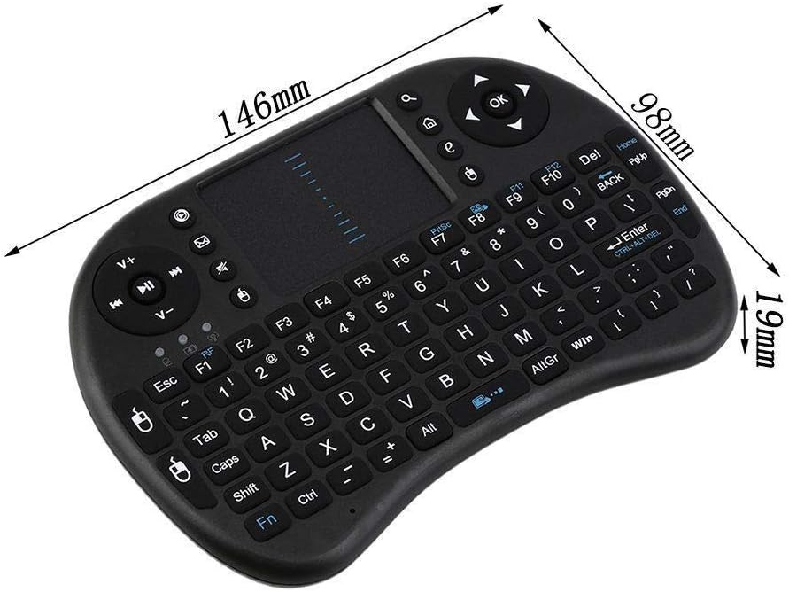 Mini Wireless Keyboard - 2.4GHz Controller with Touchpad Mouse Combo by TV xStream, Compatible with Android TV Box, IPTV, HTPC, Smart TV, PC, X-Box,etc. image 4
