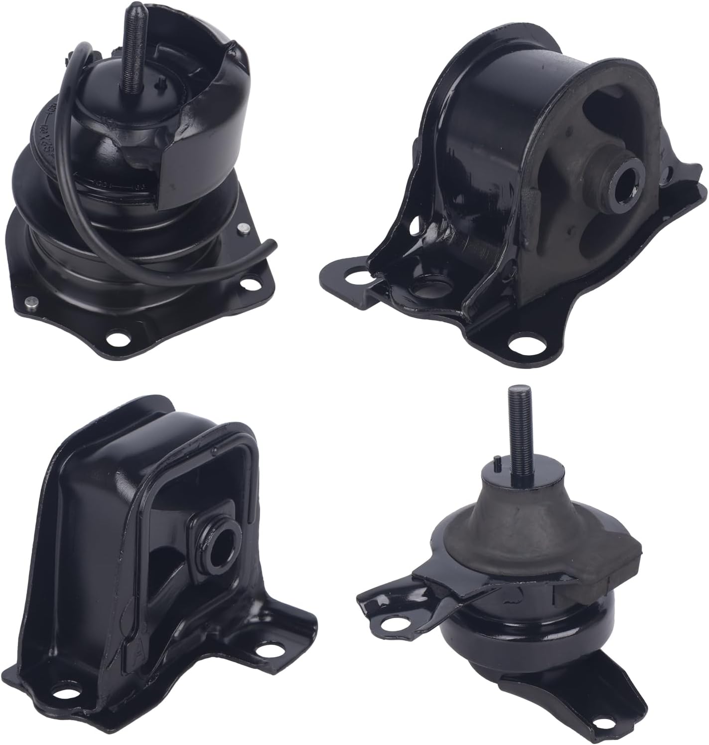 Autoround Engine Motor Mount Kit Fit for Honda Accord 1998-2002 2.3L Automatic Transmission, Replace# A6572 A6564 A6583 A6570, Set of 4