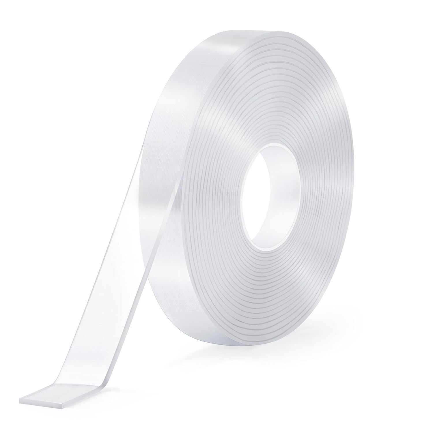 ZhiYo Double Sided Tape Heavy Duty, Strong Sticky & Removable, L13'x W0.5” Transparent Adhesive Tape for Walls, Multipurpose Nano Tape, Poster Mounting Tape