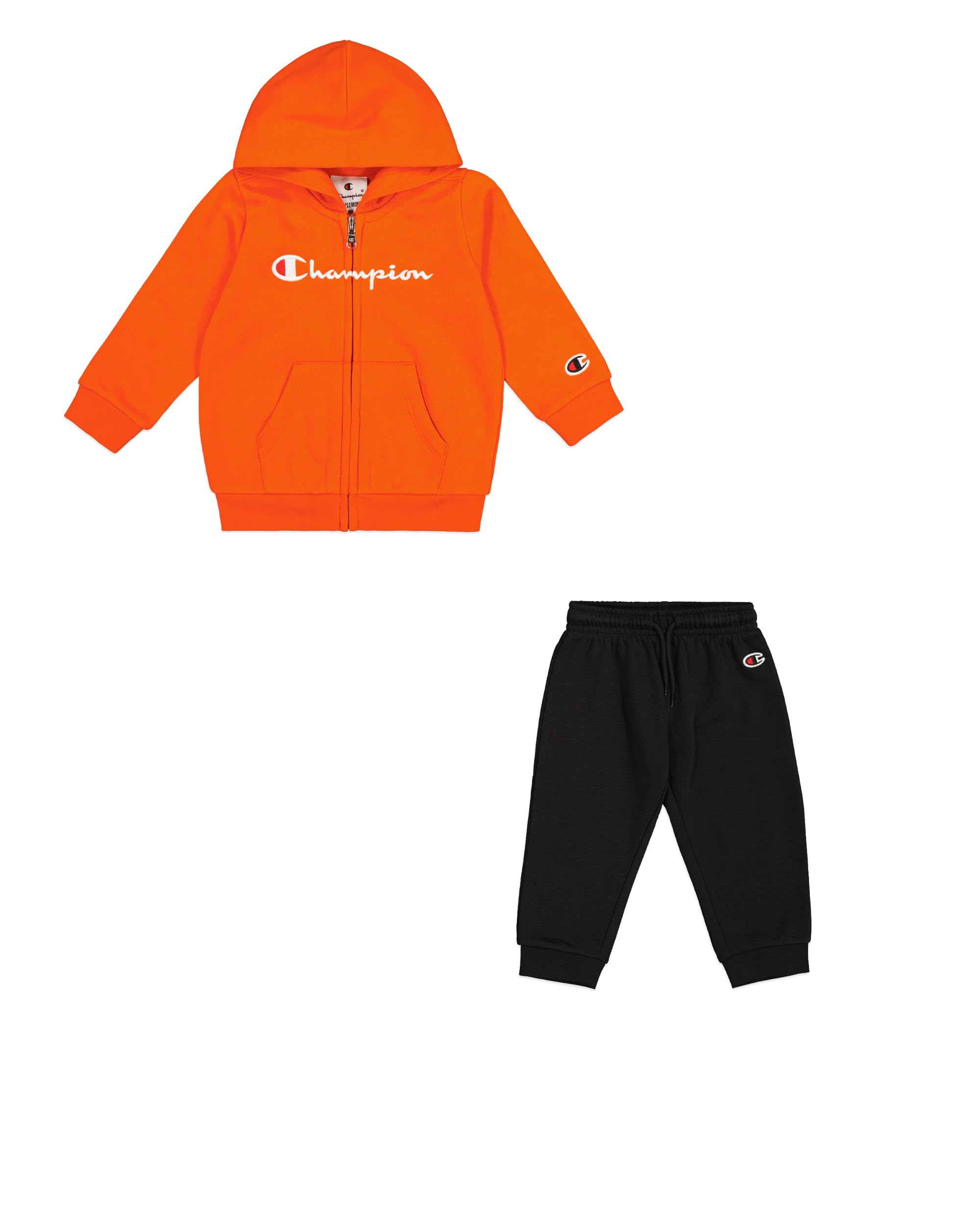 Champion Legacy Script Shop Td (306898) - Ultra-light Powerblend Fleece Hooded traje Niños (Pack de 1)