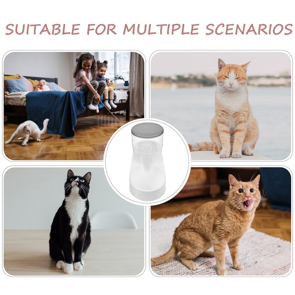 Comedero Automático para Mascotas 2 Piezas, Plástico, Anti Vuelco | Perro y Gato, Resistente Presión, Uso en Alimentación de Mascotas, Formato Desmontable