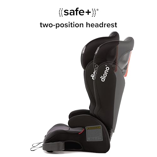 Miniatura 13 de Diono Cambria 2 XL, conectores de doble pestillo, asiento elevador de posicionamiento de cinturón 2 en 1, respaldo alto a refuerzo sin espalda,