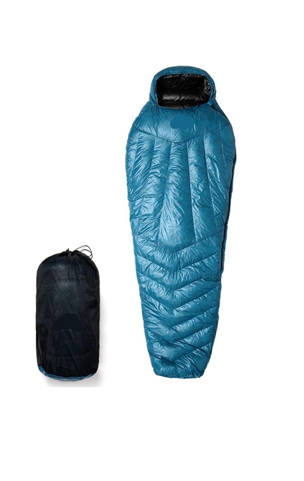 800FP 700G Duck Down Sleeping Bag 15D Nylon -10 for High Altitude Winter Camping