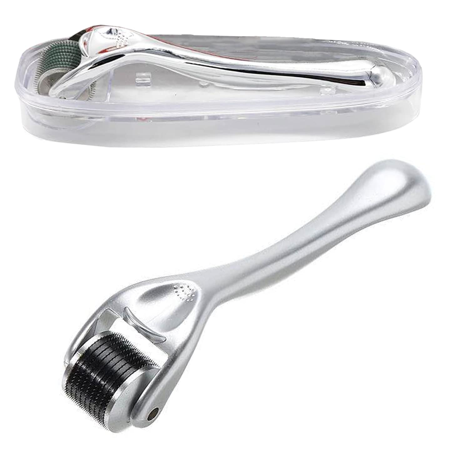 TMT Micro Needle Roller System® Titanium Derma Roller for Wrinkles, Scar, Acne, Cellulite Treatment (More Effective Than Regular 192 Needle Derma Rollers) Increases Absorption of Vitamin C Serum, Hyaluronic Acid, and Other Skin Care Products. Premium High Quality, Comes in a Protective Storage/travel Case, Sealed and Sterilized (1.5 Mm)