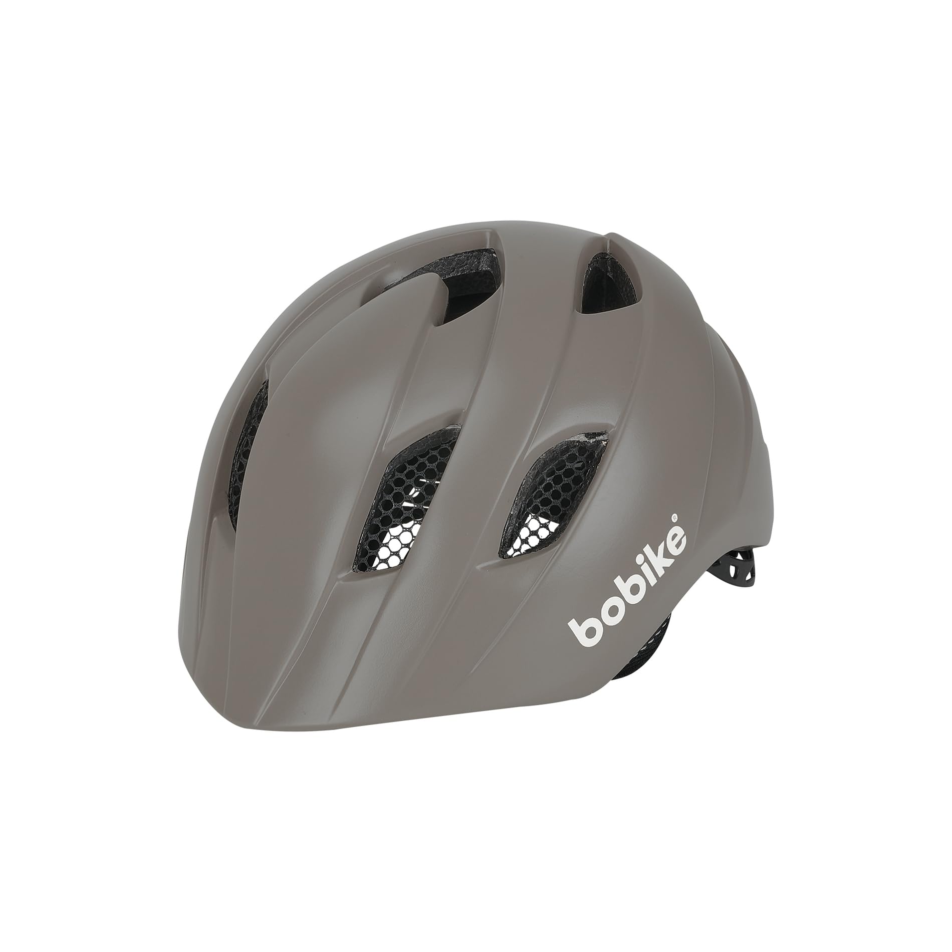Bobike Exclusive Plus Helmet 8742000009 – Casco Bici Bebè/Bambino Piccolo, Multisport, 11 Prese D’Aria, Sicurezza Riflettente, Rete Anti-Insetti, Regolabile, XS, 2–3 Anni, 46–52 Cm, Marrone Toffee