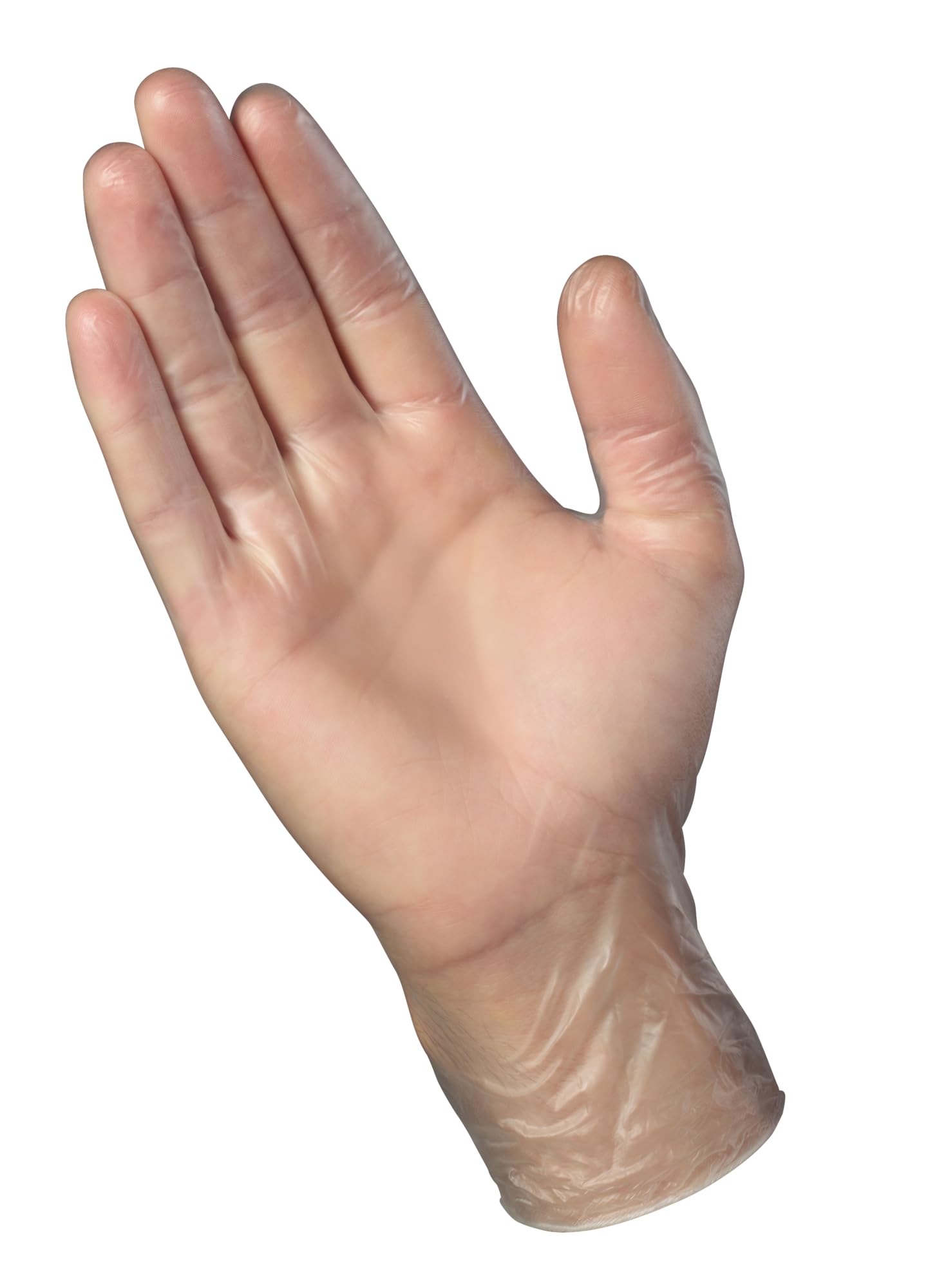 Mr Clean Vinyl Gloves Disposable Single Use Latex Powder BPA-Free with Beaded Cuff Construction Touch Sensitivity Dexterity for
