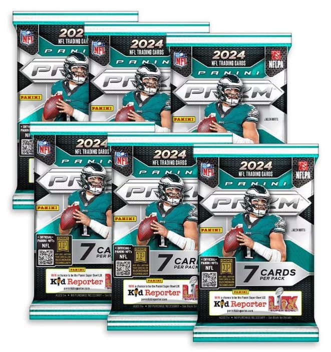 Amazon.com: 2024 Panini Prizm Football Mega Box (Neon Green Pulsar